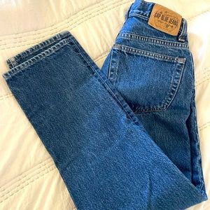 MOM JEANS gap true blue high-wasted
